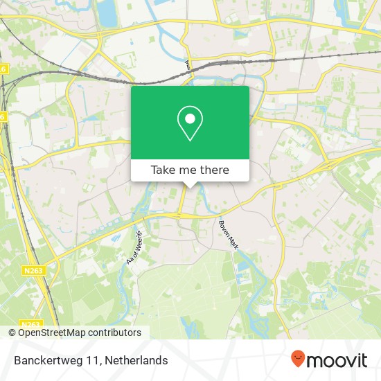 Banckertweg 11, 4819 AK Breda map