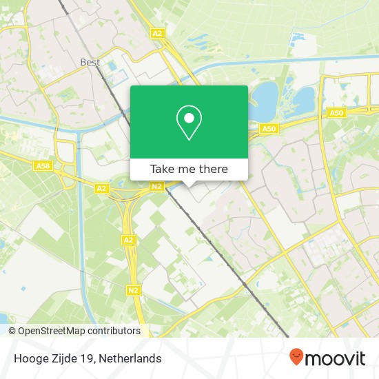 Hooge Zijde 19, 5626 DC Acht map