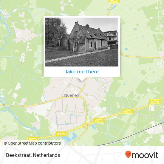 Beekstraat, 5671 Nuenen map