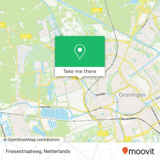 Friesestraatweg map