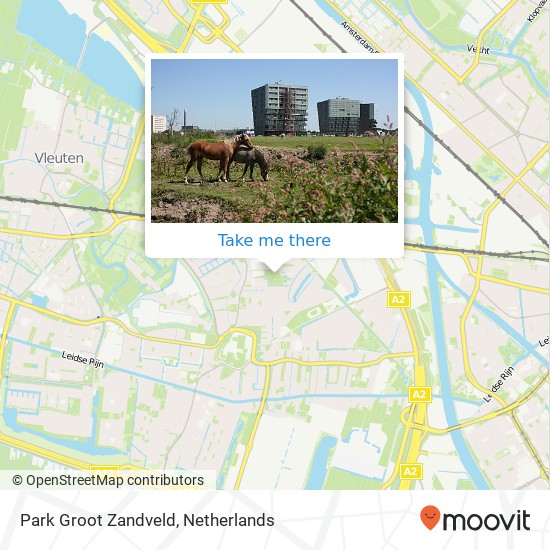 Park Groot Zandveld map