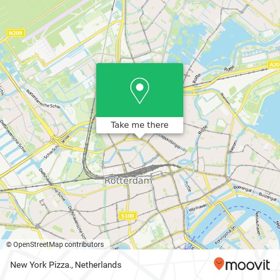 New York Pizza. map