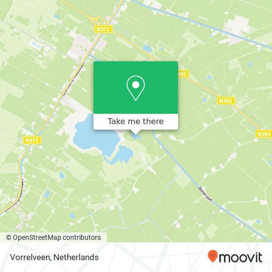 Vorrelveen map