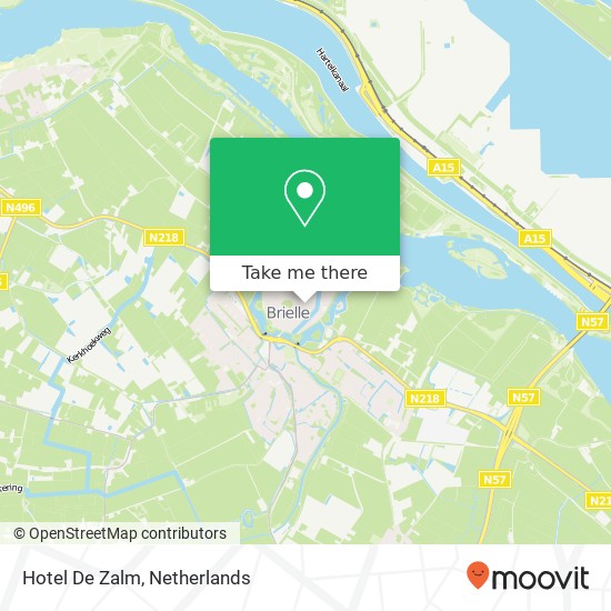Hotel De Zalm map