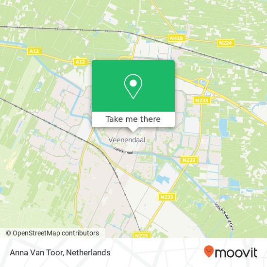 Anna Van Toor map