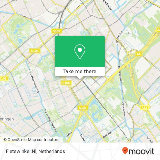 Fietswinkel.Nl map