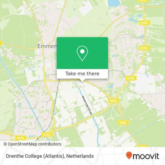 Drenthe College (Atlantis) map