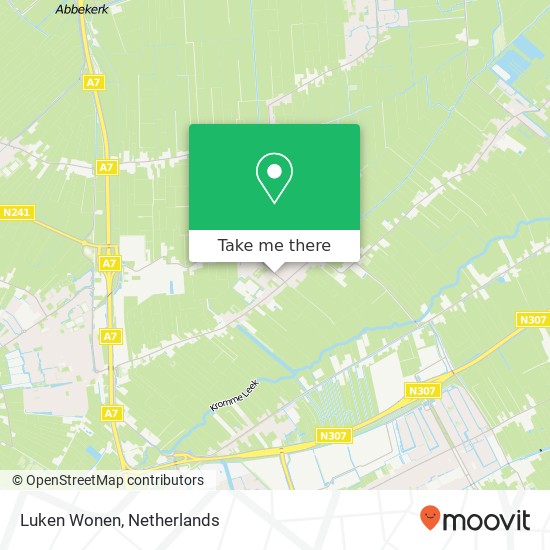 Luken Wonen map