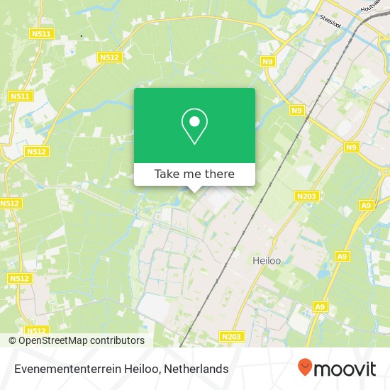 Evenemententerrein Heiloo map