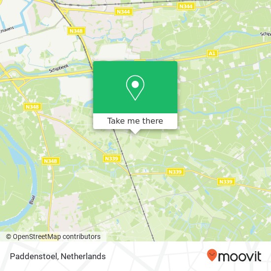 Paddenstoel map