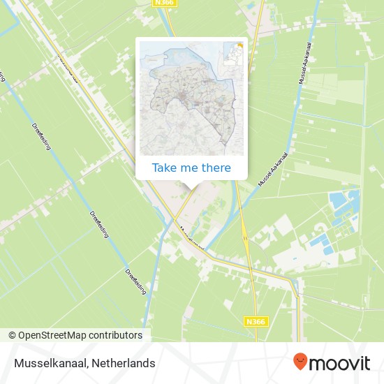 Musselkanaal map