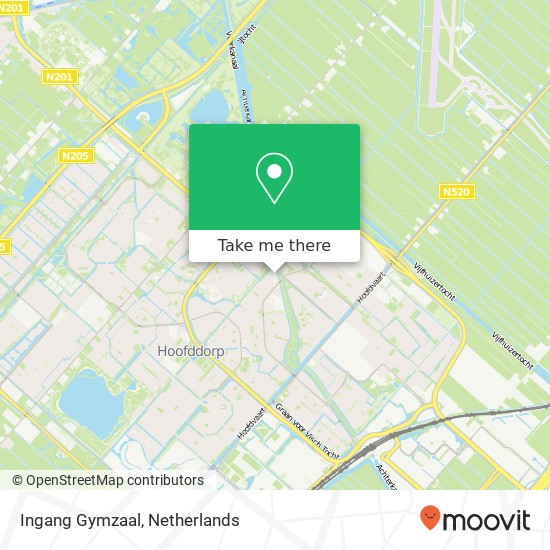 Ingang Gymzaal Karte