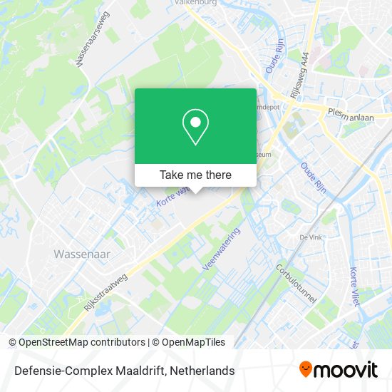 Defensie-Complex Maaldrift map