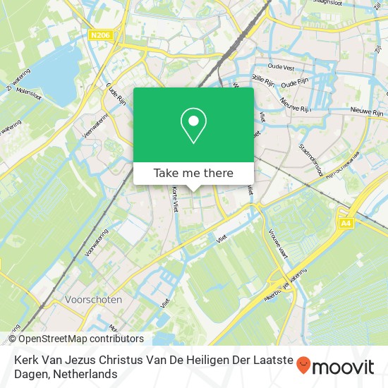 Kerk Van Jezus Christus Van De Heiligen Der Laatste Dagen Karte