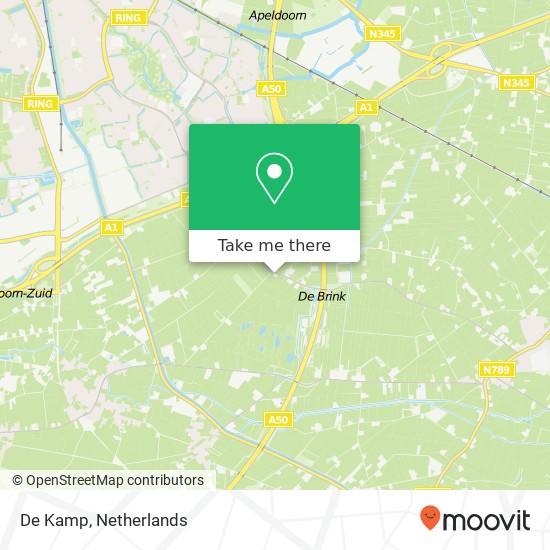 De Kamp map