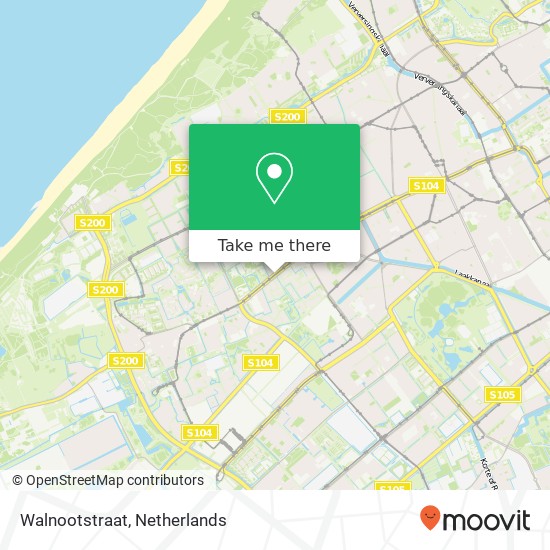 Walnootstraat map