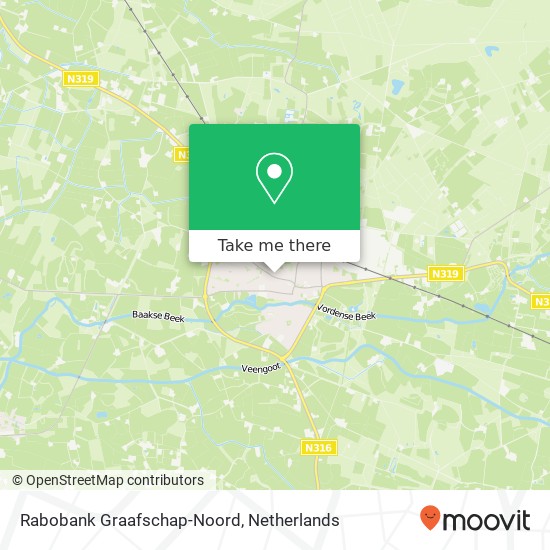 Rabobank Graafschap-Noord Karte