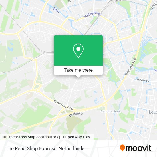 The Read Shop Express map