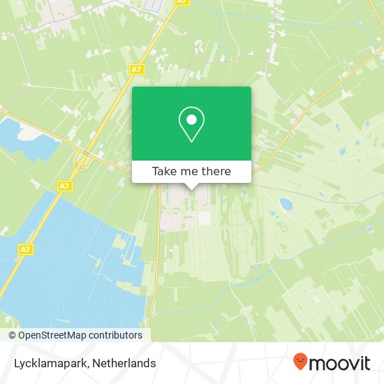Lycklamapark map