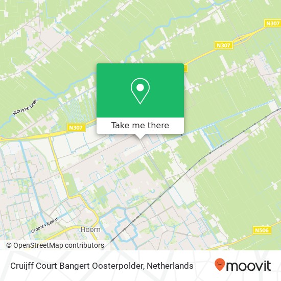 Cruijff Court Bangert Oosterpolder map