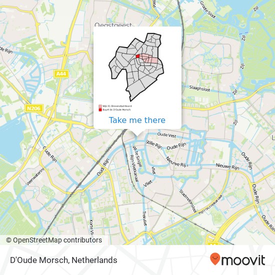 D'Oude Morsch map