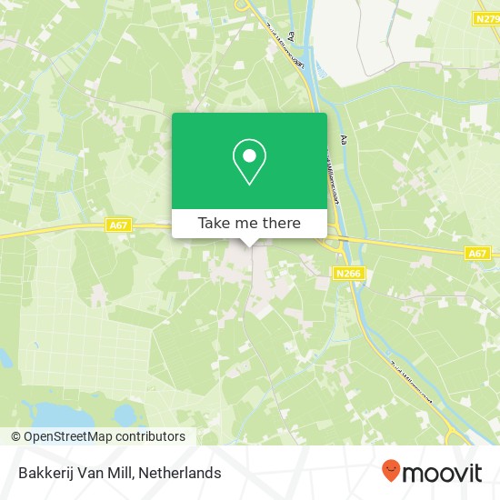 Bakkerij Van Mill map