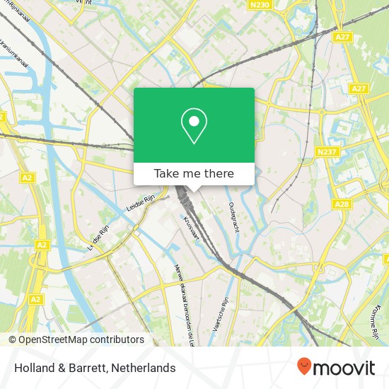 Holland & Barrett map