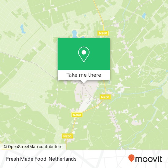 Fresh Made Food map