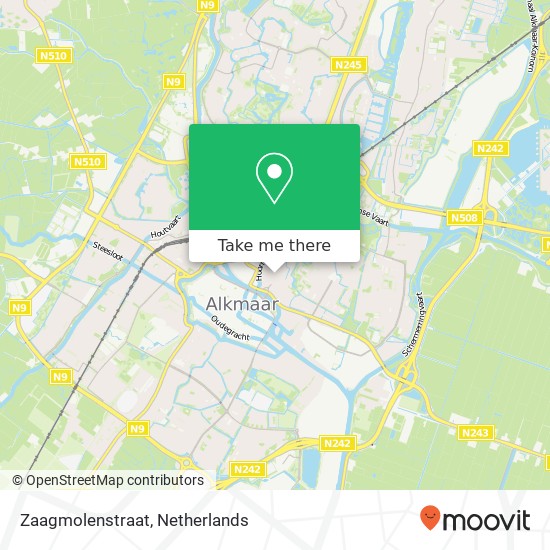 Zaagmolenstraat map