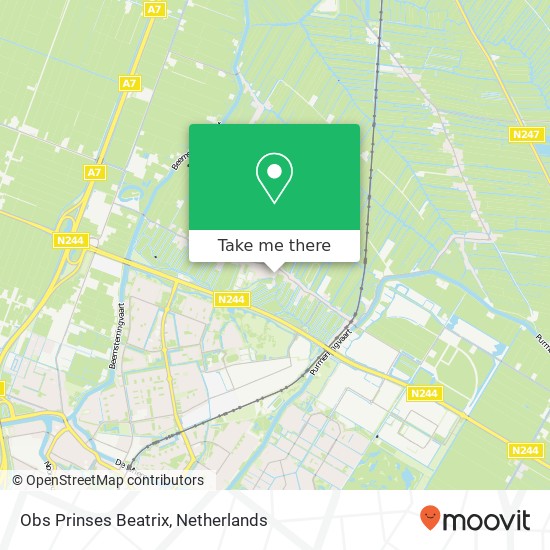 Obs Prinses Beatrix map