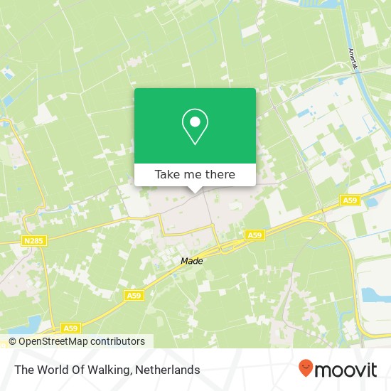 The World Of Walking Karte