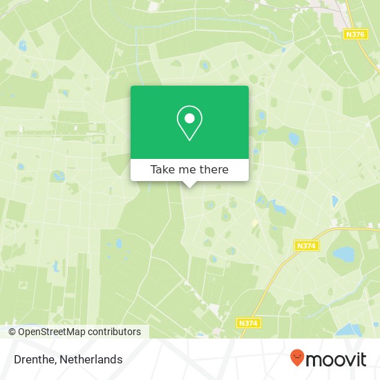 Drenthe map