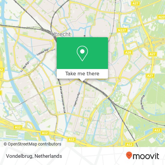 Vondelbrug map