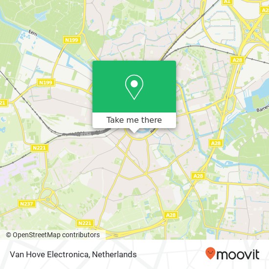 Van Hove Electronica map