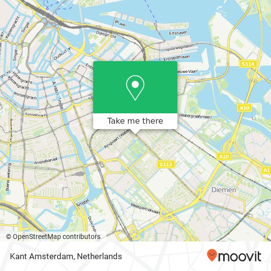 Kant Amsterdam map