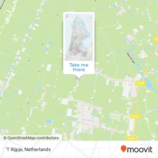 'T Rijpje map