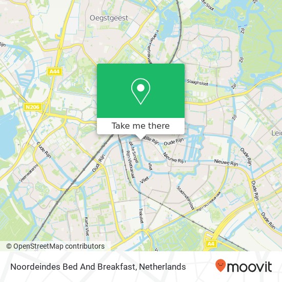 Noordeindes Bed And Breakfast map