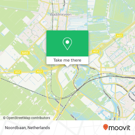 Noordbaan map