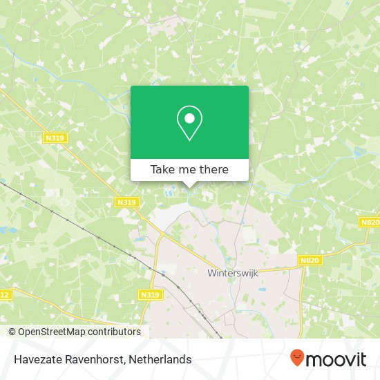 Havezate Ravenhorst map