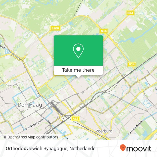 Orthodox Jewish Synagogue map