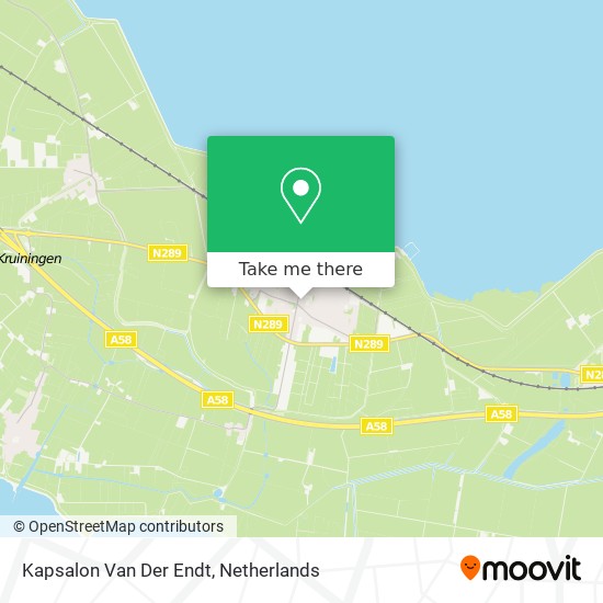 Kapsalon Van Der Endt map