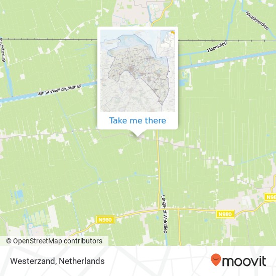 Westerzand map