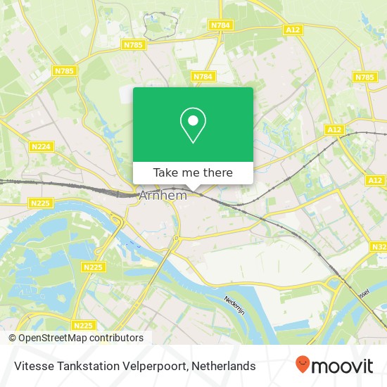Vitesse Tankstation Velperpoort map