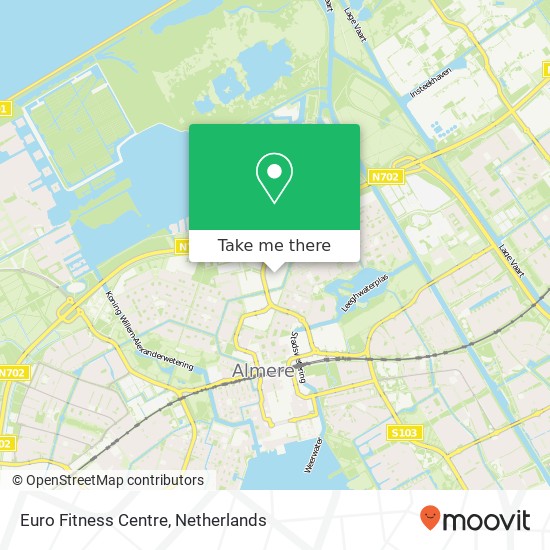 Euro Fitness Centre map