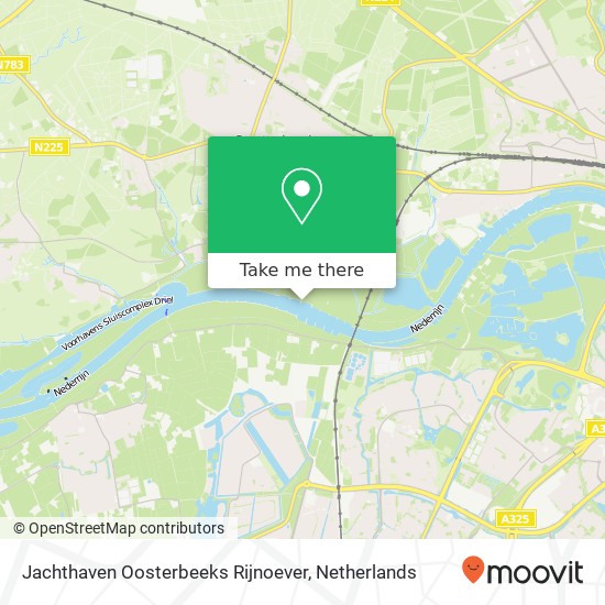 Jachthaven Oosterbeeks Rijnoever Karte