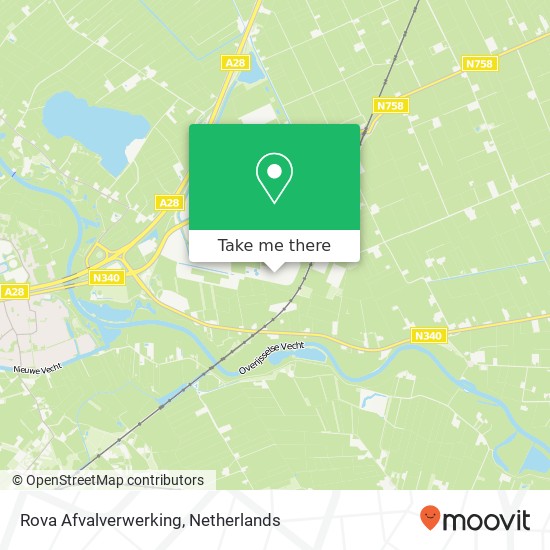 Rova Afvalverwerking map