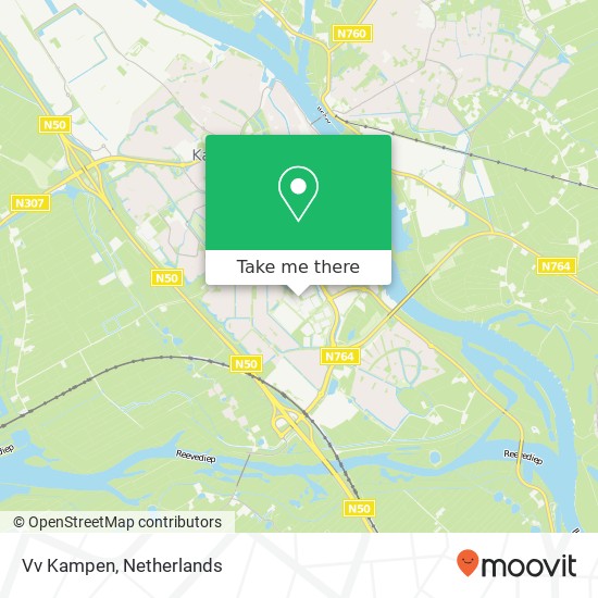 Vv Kampen map