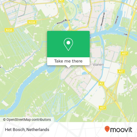 Het Bosch map