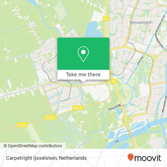 Carpetright Ijsselstein map