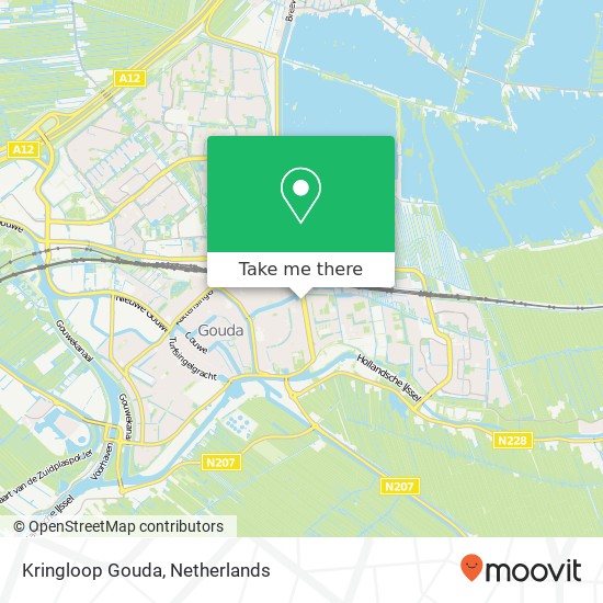 Kringloop Gouda map